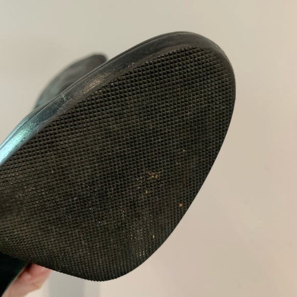 Y2K Leather Heeled Boots, Zip Closure, rounded toe - Picture 10 of 15